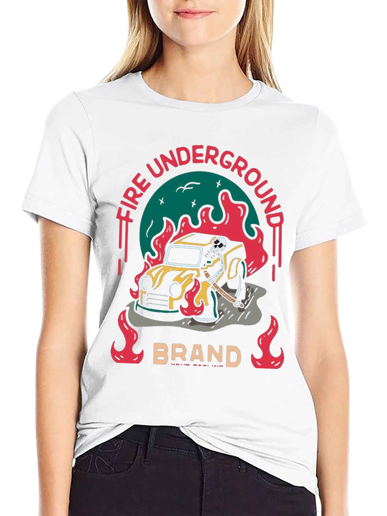 Fire Underground Graphic Tee