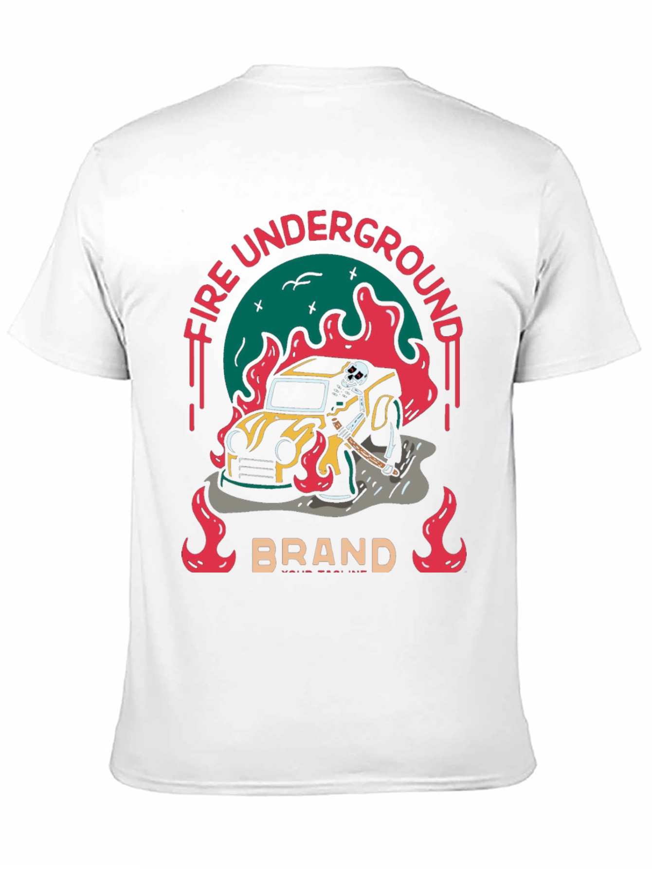 Fire Underground Graphic Tee
