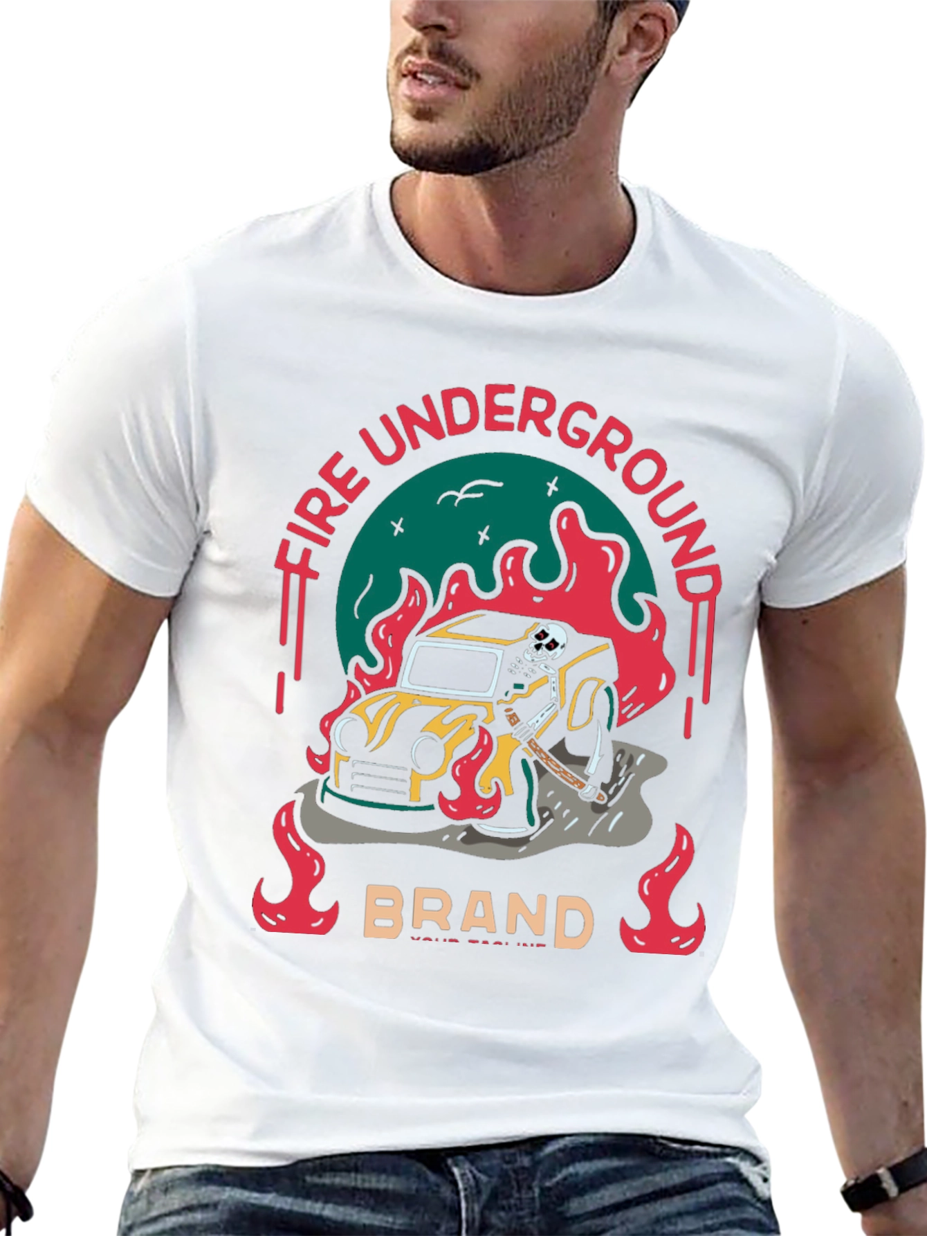 Fire Underground Graphic Tee