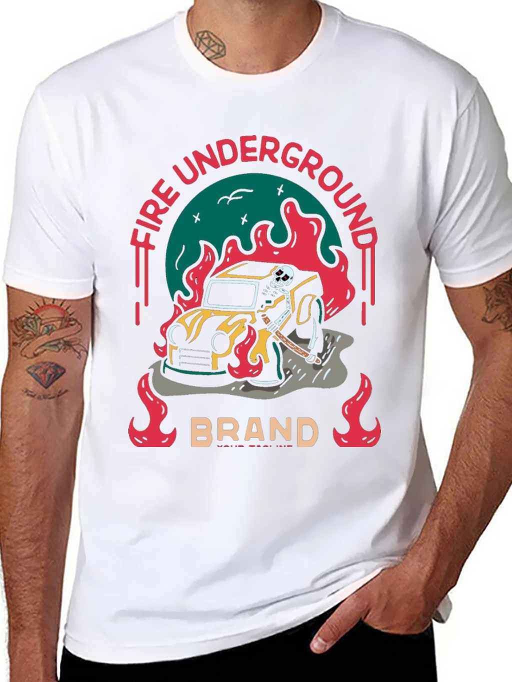 Fire Underground Graphic Tee