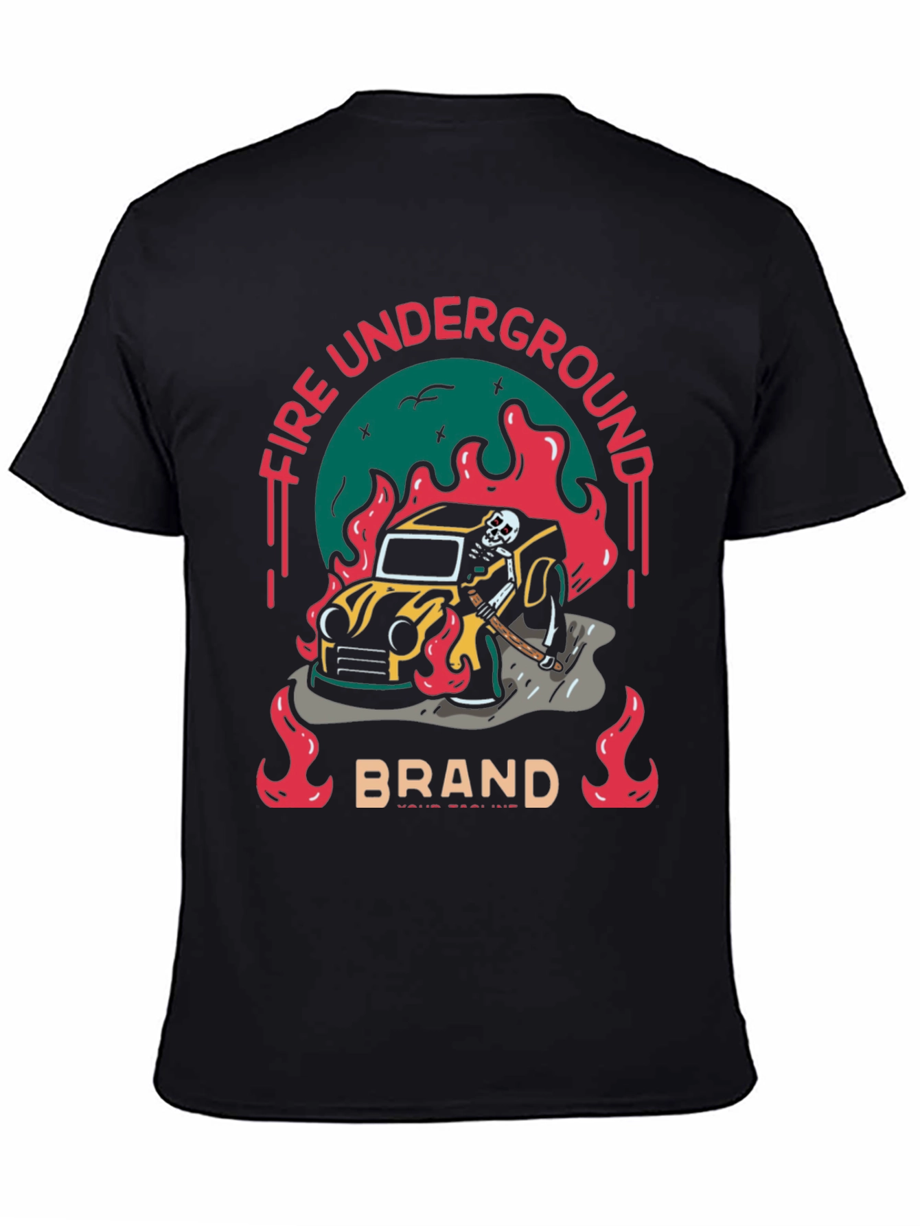 Fire Underground Graphic Tee