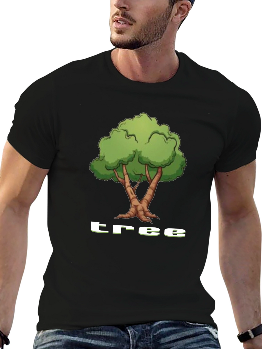 Tree Graphic T-Shirt - Nature Inspired Design