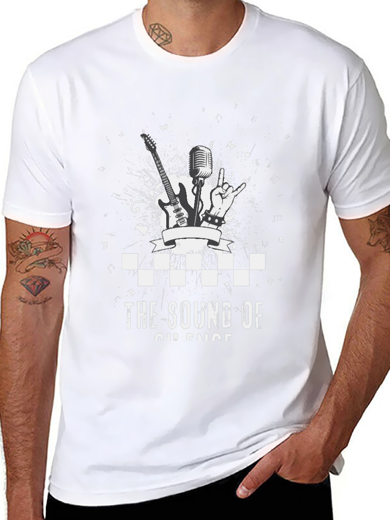 The Sound of Silence Graphic Print T-Shirt