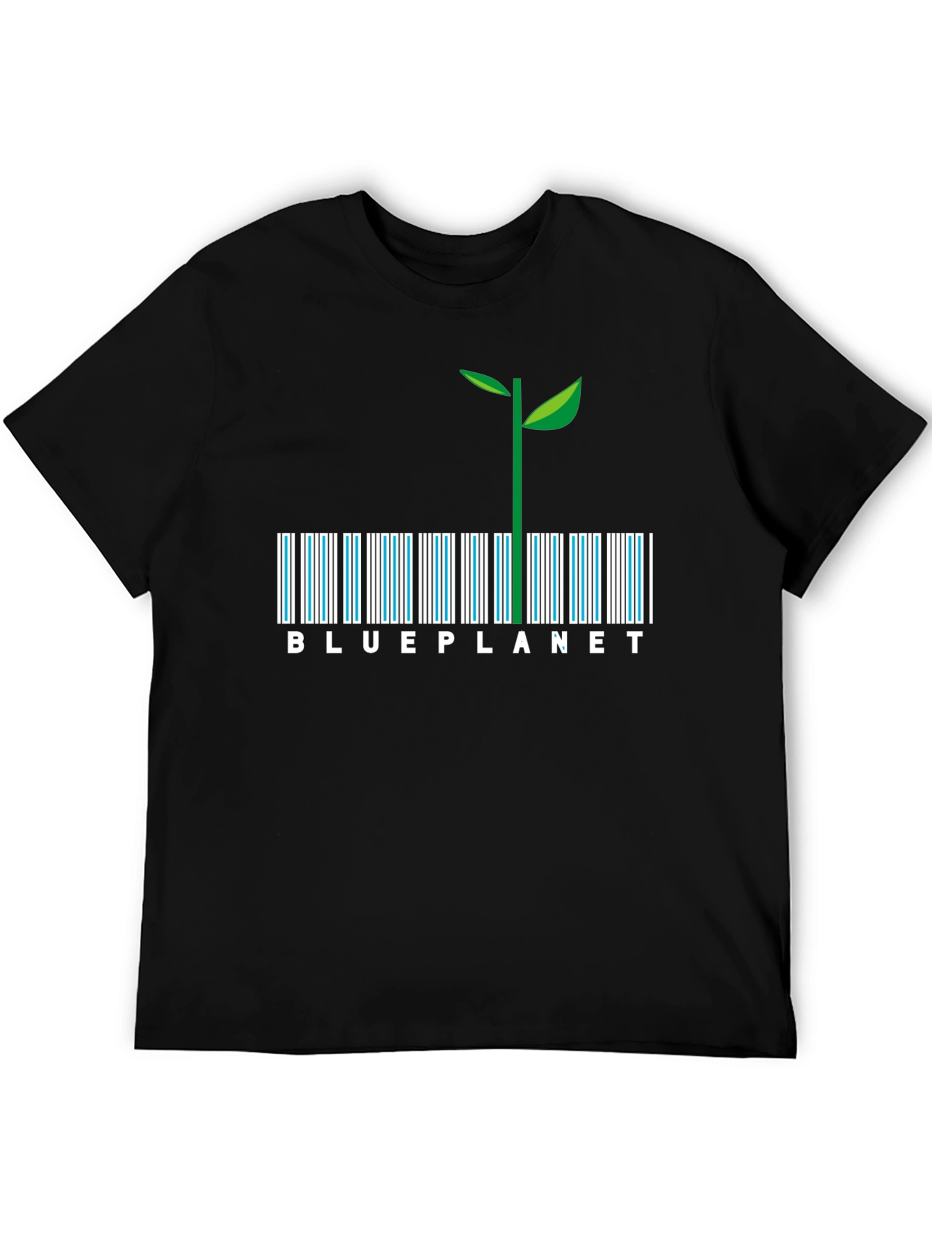 Blue Planet Barcode Plant T-Shirt