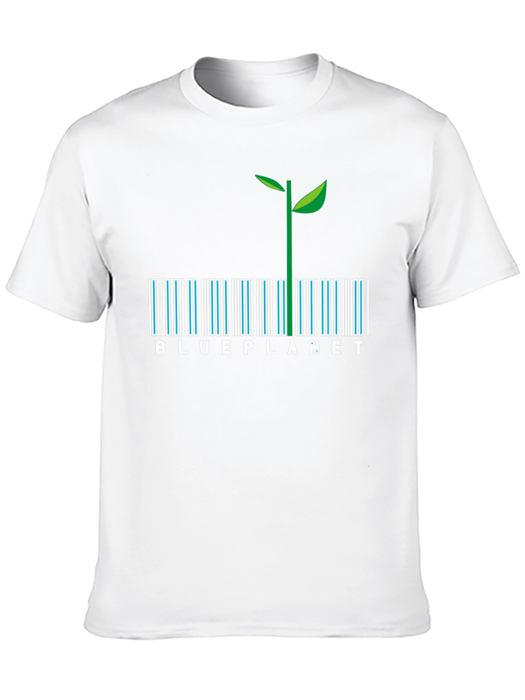 Blue Planet Barcode Plant T-Shirt