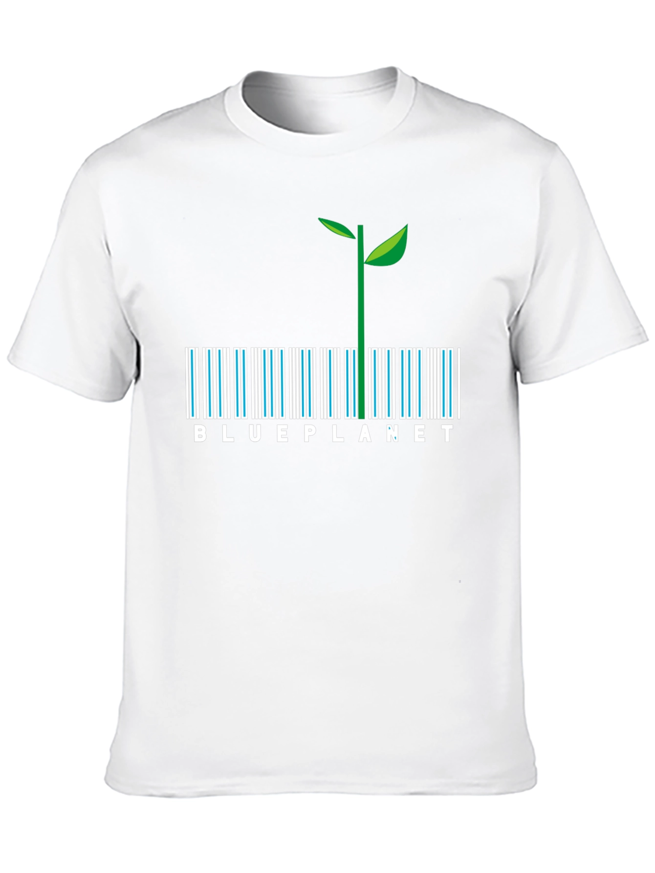 Blue Planet Barcode Plant T-Shirt