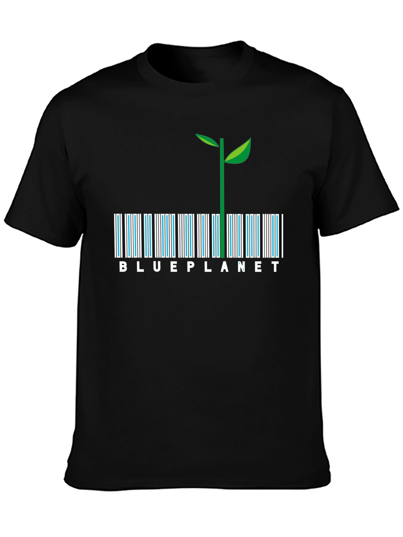 Blue Planet Barcode Plant T-Shirt