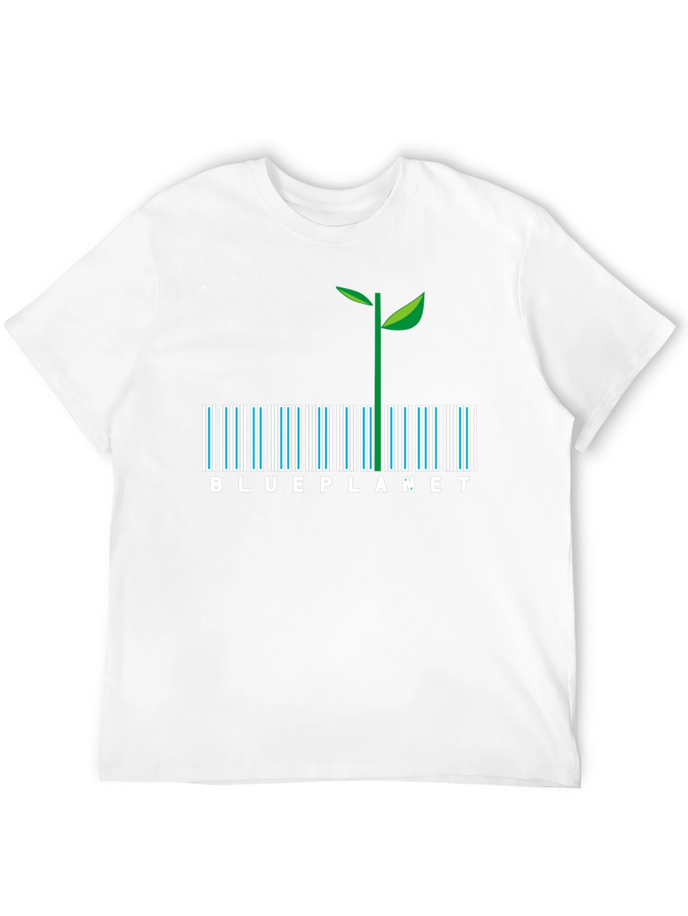 Blue Planet Barcode Plant T-Shirt