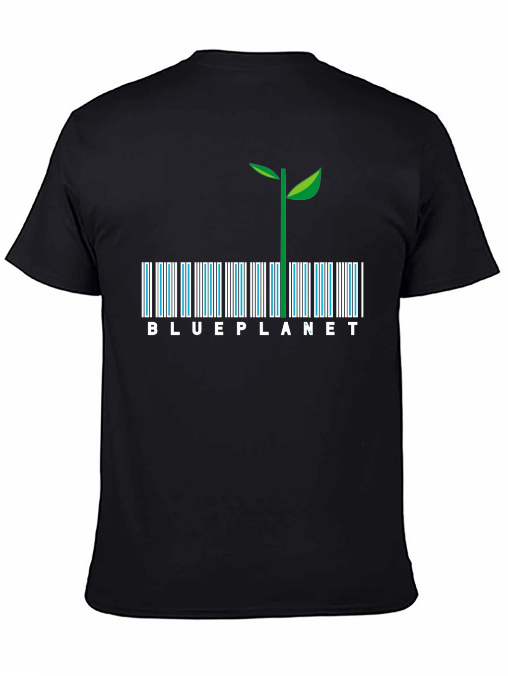 Blue Planet Barcode Plant T-Shirt