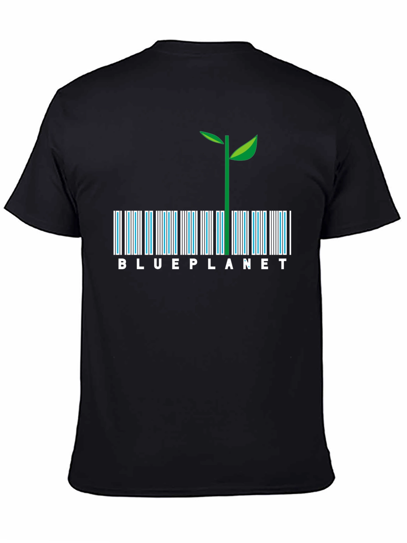Blue Planet Barcode Plant T-Shirt