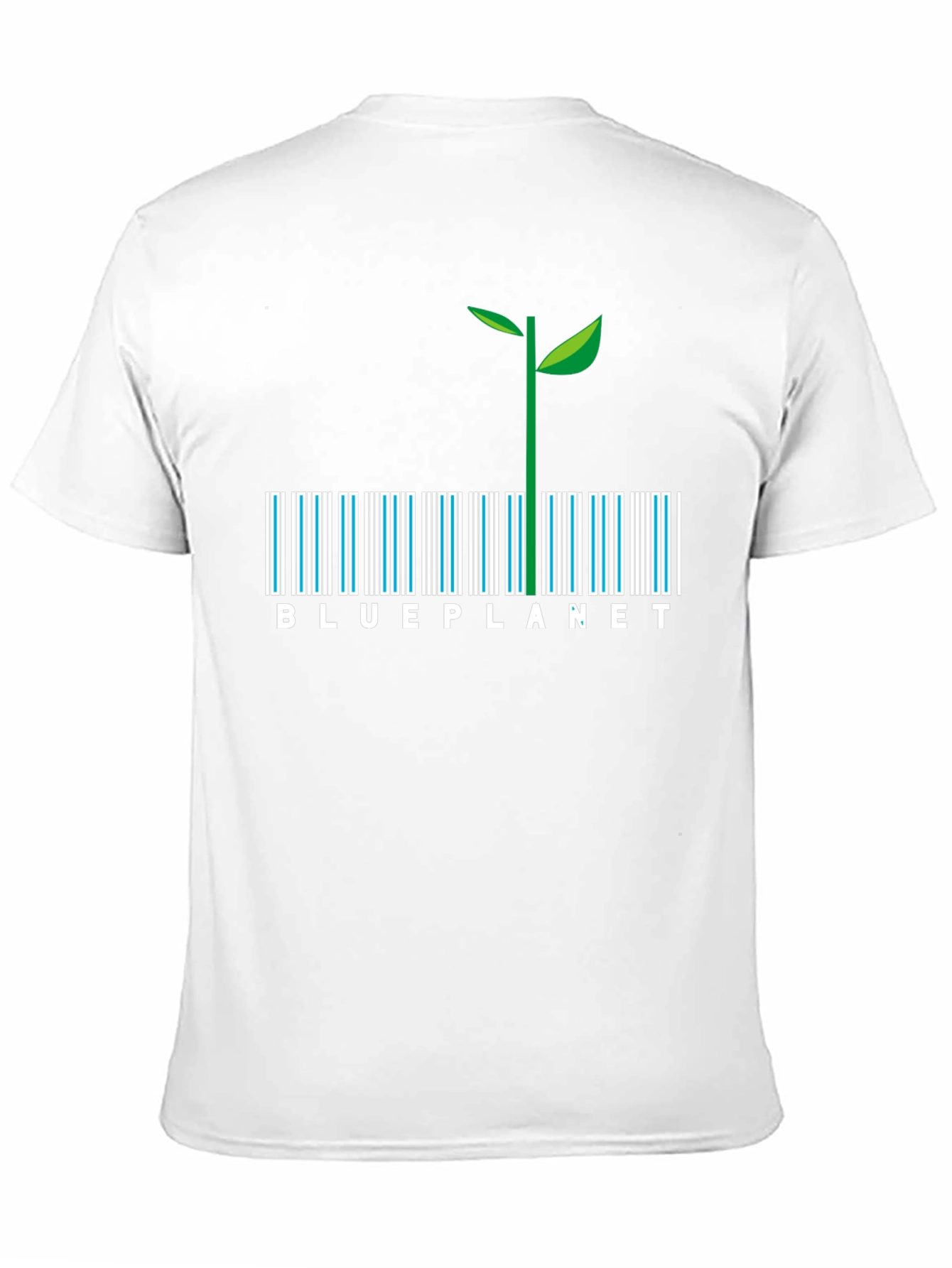 Blue Planet Barcode Plant T-Shirt