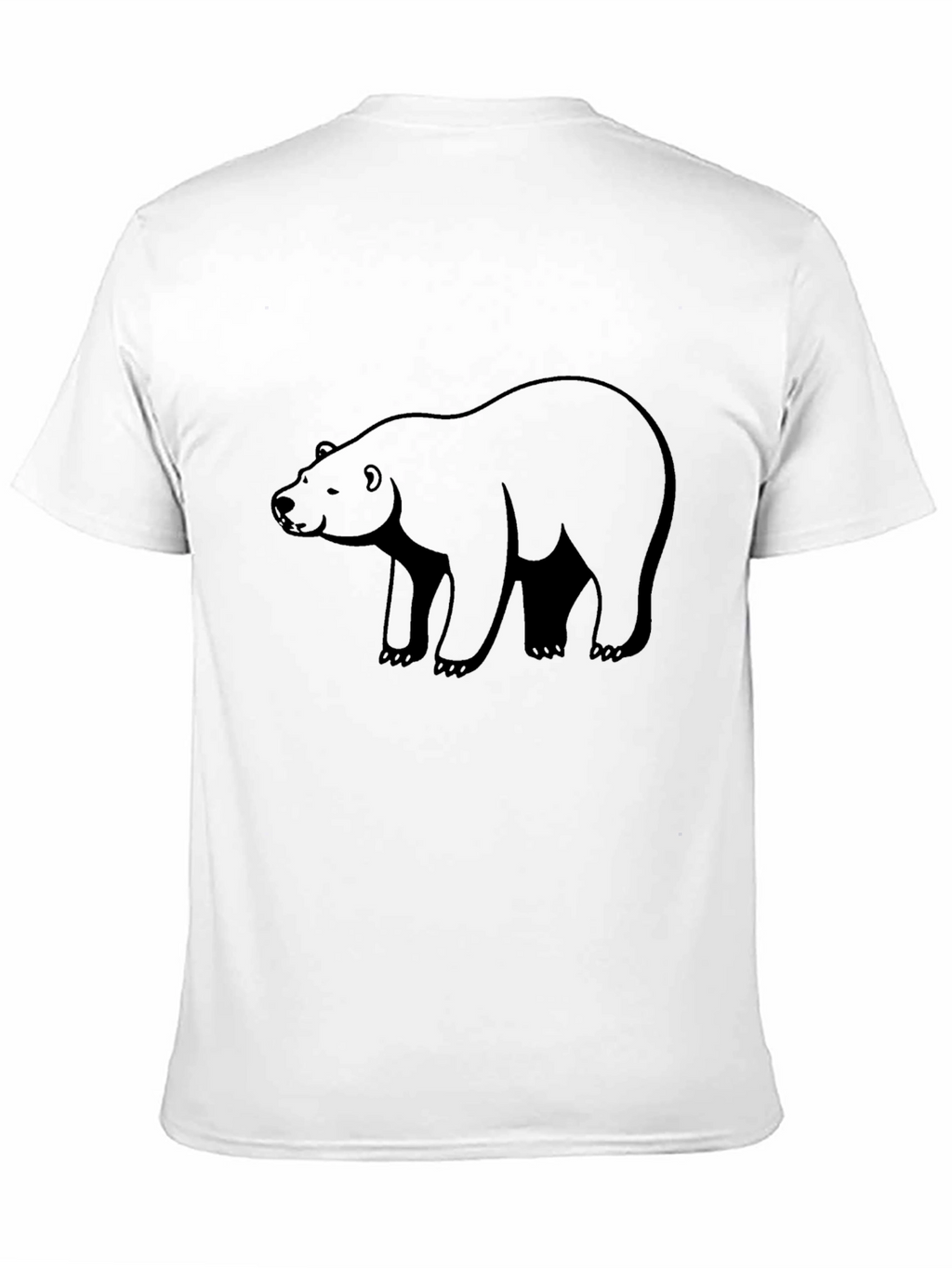 Mens Black Bear Graphic T-Shirt