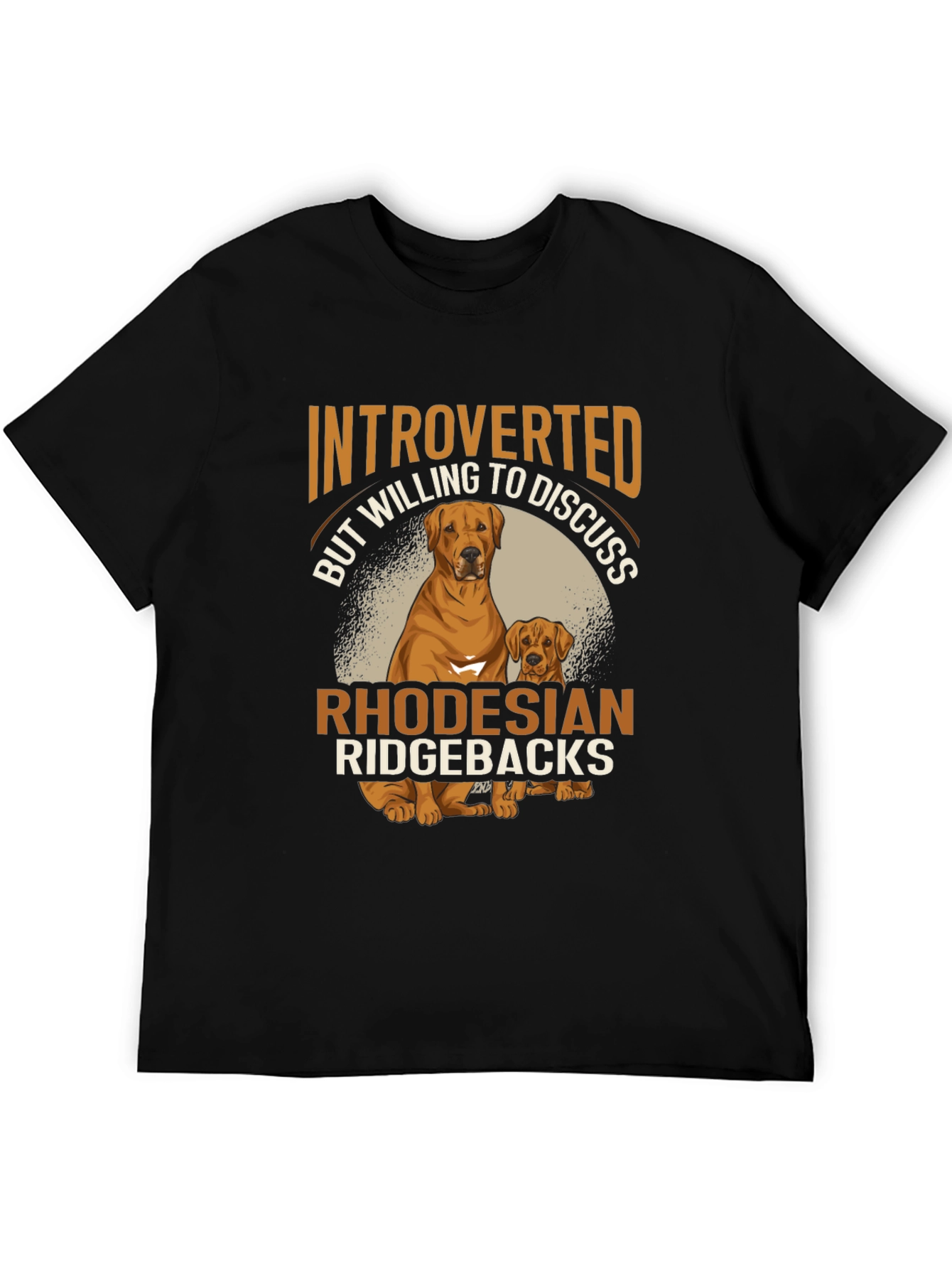 Introverted Rhodesian Ridgebacks Graphic T-Shirt