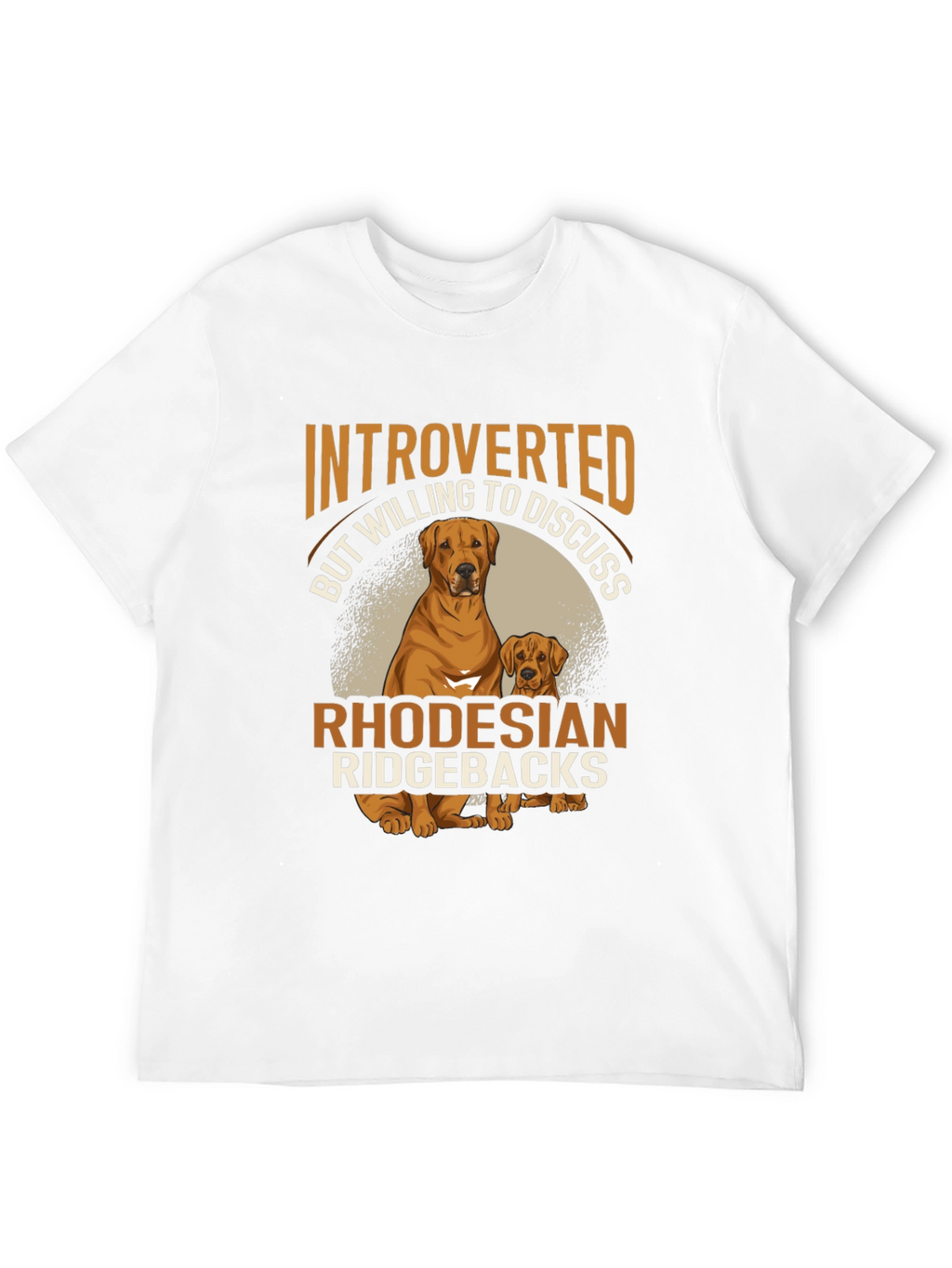 Introverted Rhodesian Ridgebacks Graphic T-Shirt