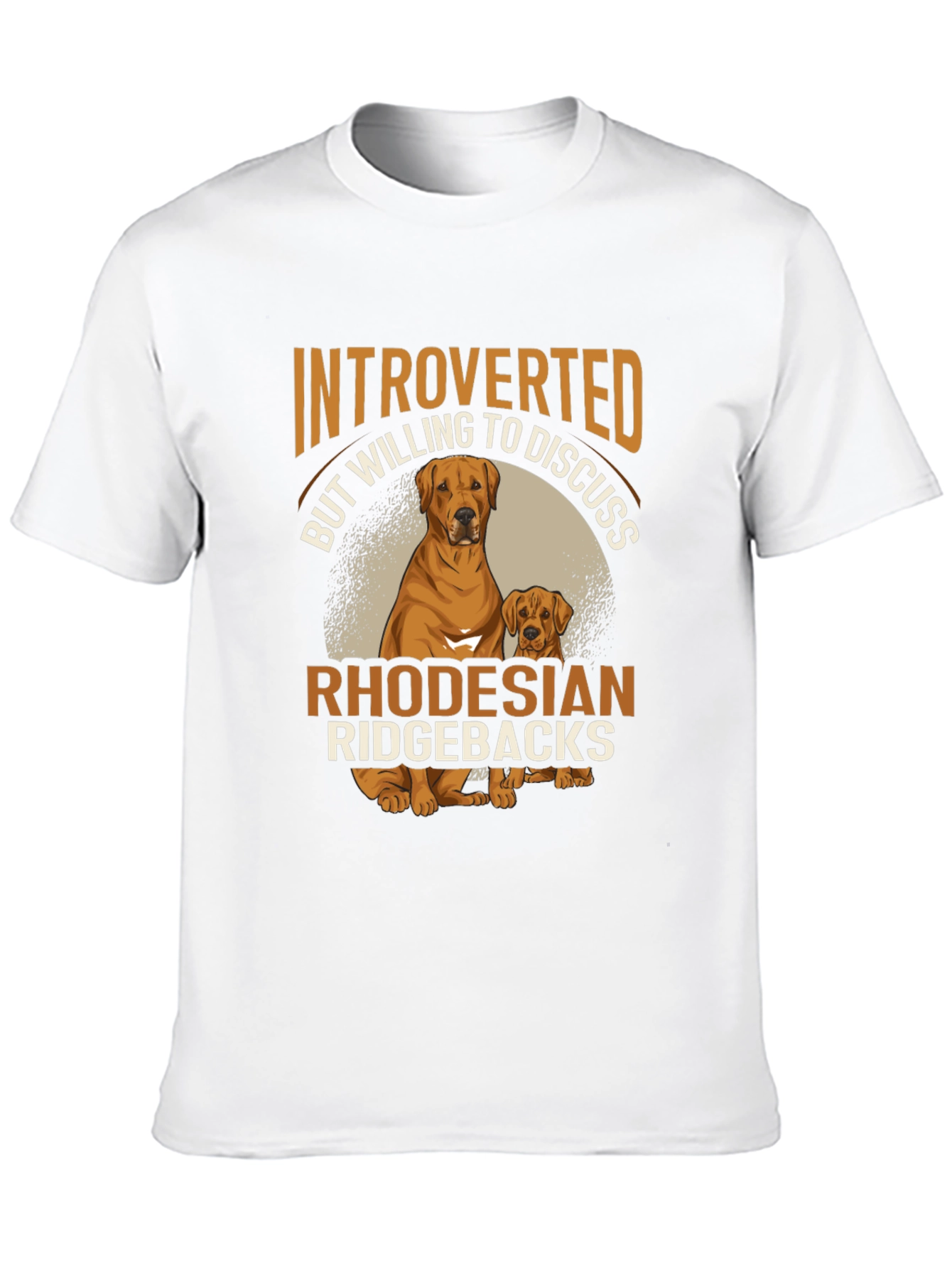 Introverted Rhodesian Ridgebacks Graphic T-Shirt