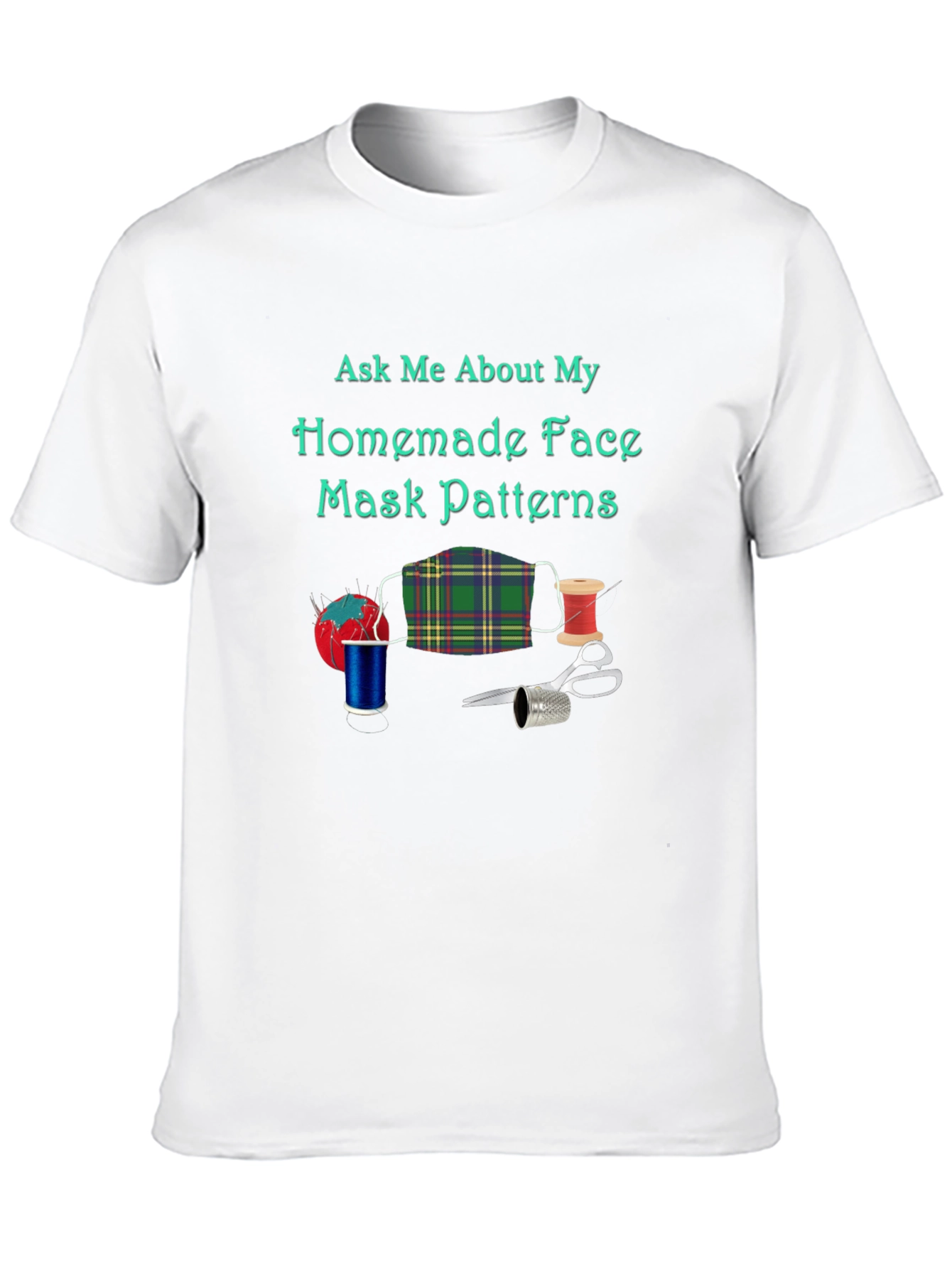 Homemade Face Mask Pattern T-Shirt