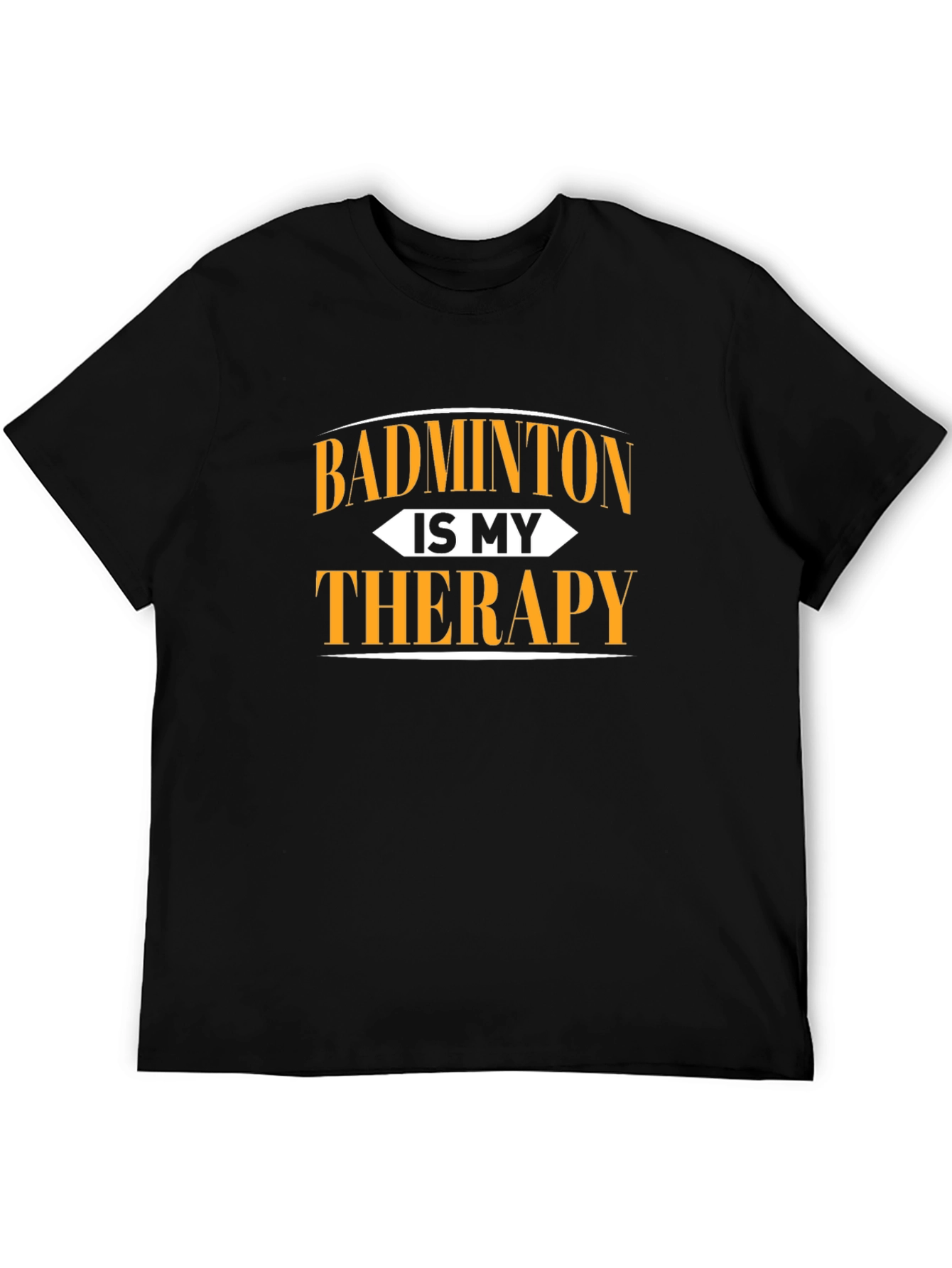 Badminton is My Therapy Graphic T-Shirt