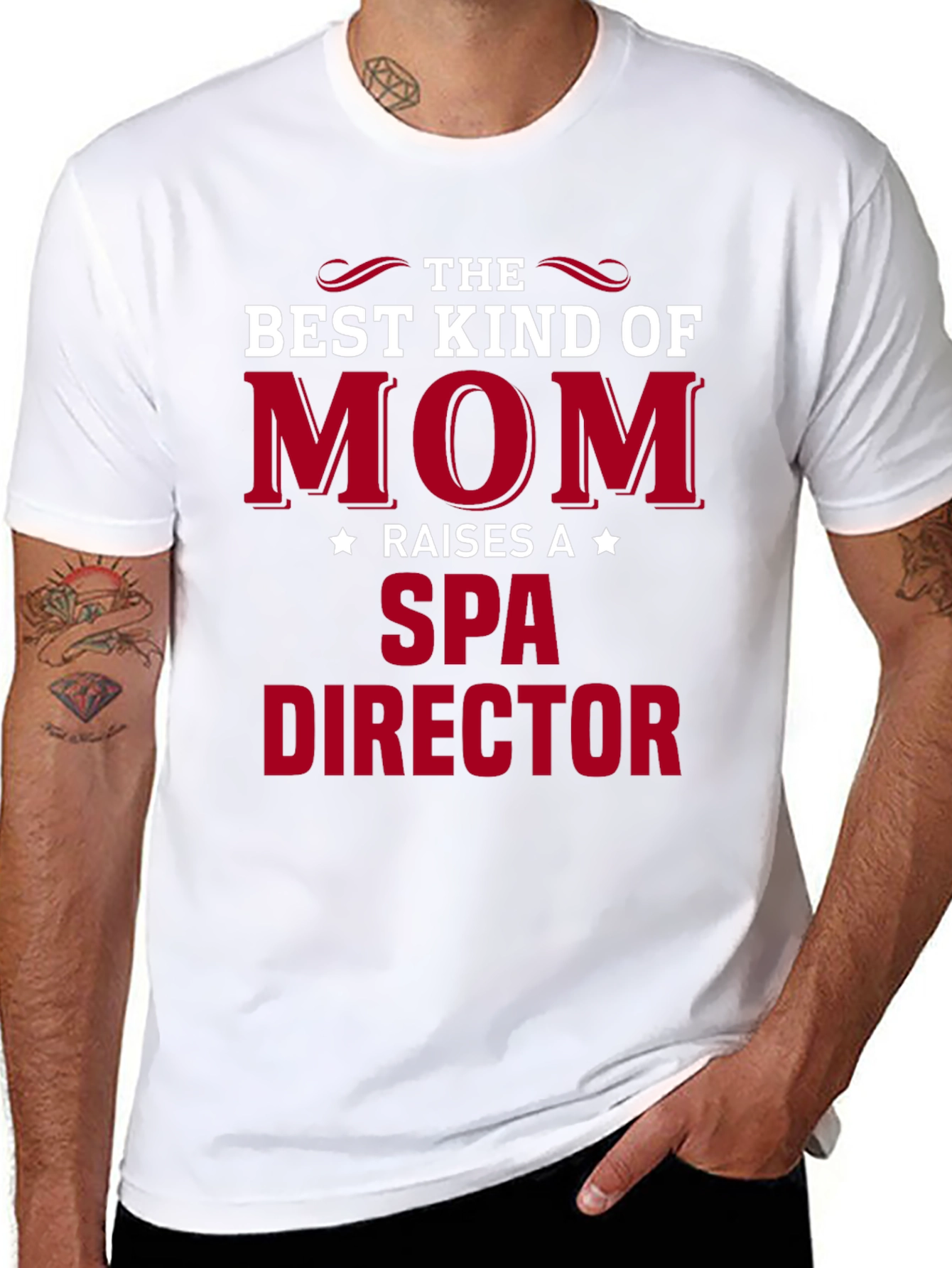 Best Kind of Mom Spa Director T-Shirt - Black