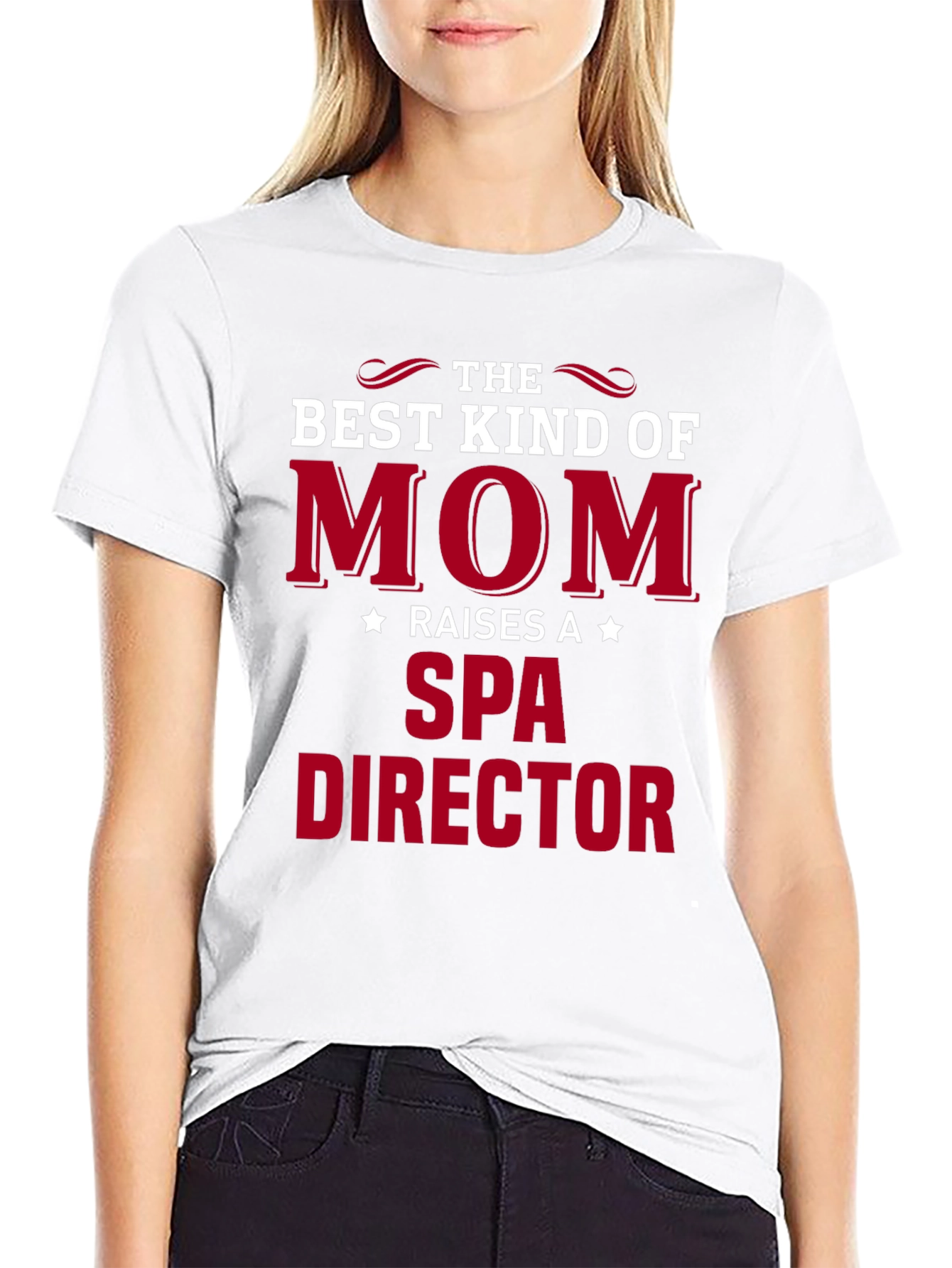 Best Kind of Mom Spa Director T-Shirt - Black