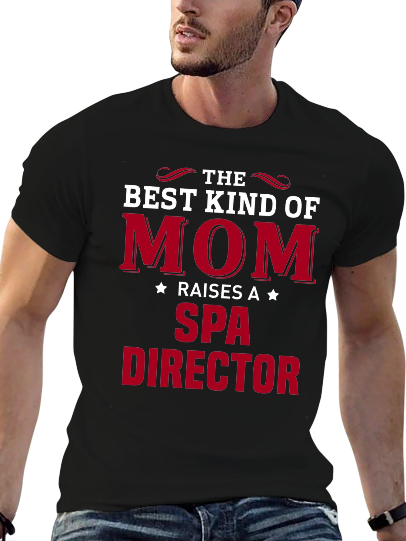 Best Kind of Mom Spa Director T-Shirt - Black