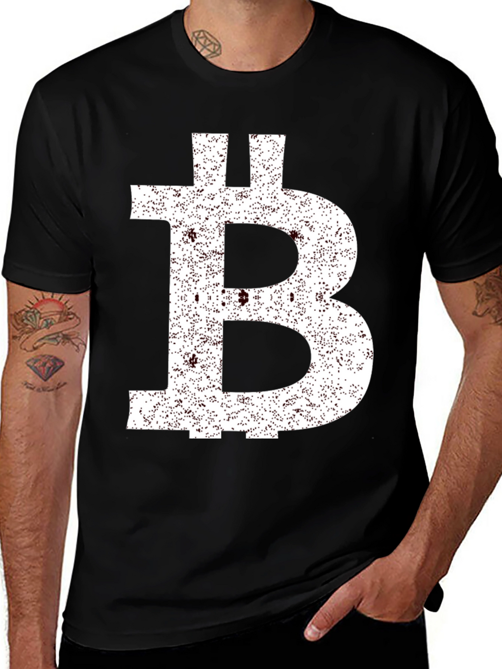 Bitcoin Graphic Tee - Black Cryptocurrency Shirt