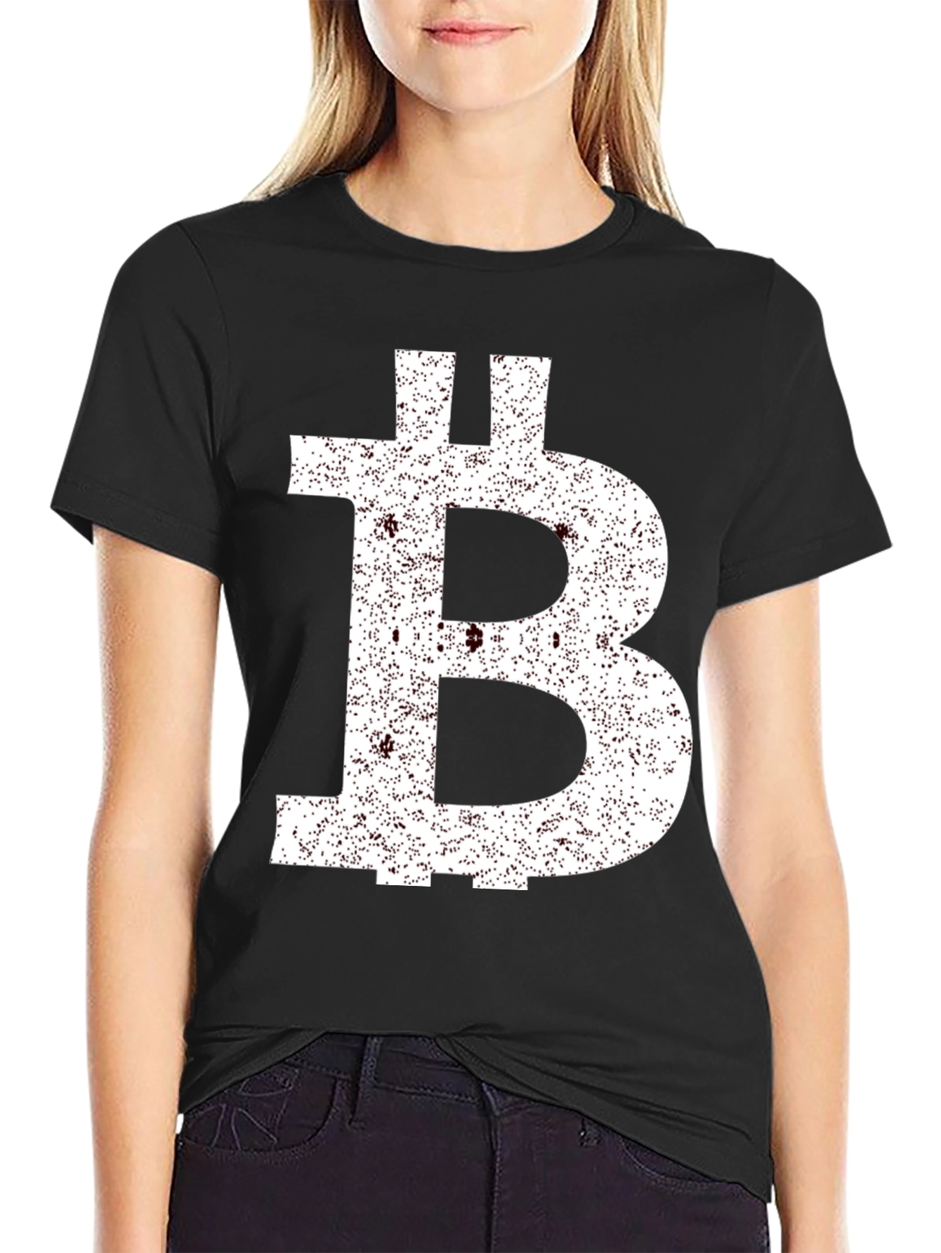 Bitcoin Graphic Tee - Black Cryptocurrency Shirt
