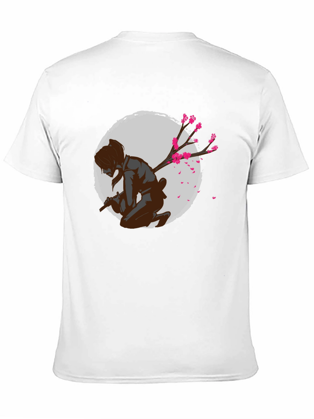 Samurai Cherry Blossom Graphic Tee