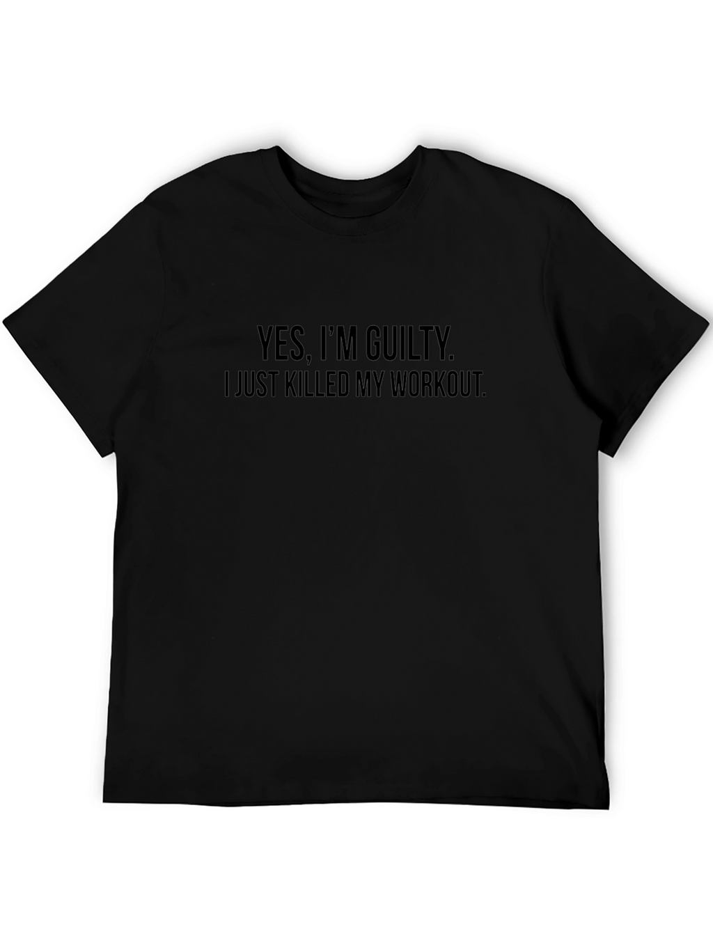 Guilty Workout T-Shirt - Funny Gym Tee