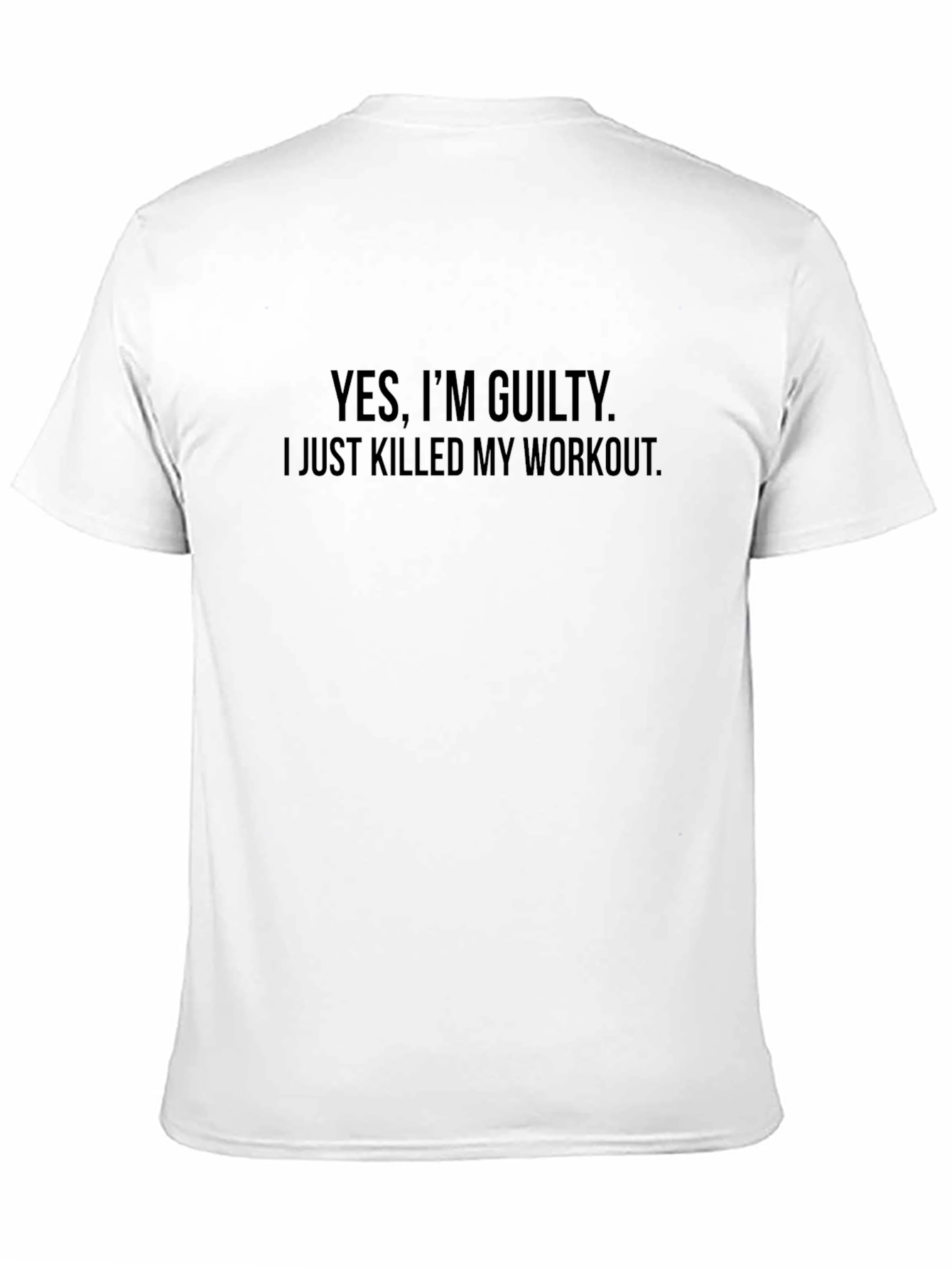 Guilty Workout T-Shirt - Funny Gym Tee