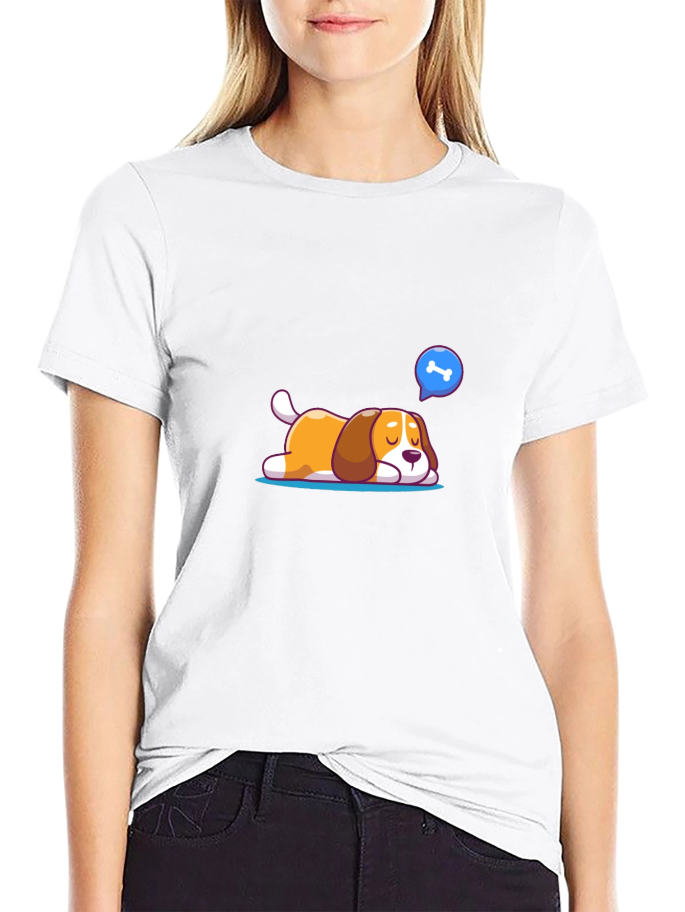 Dog Bone Dream T-Shirt - Black