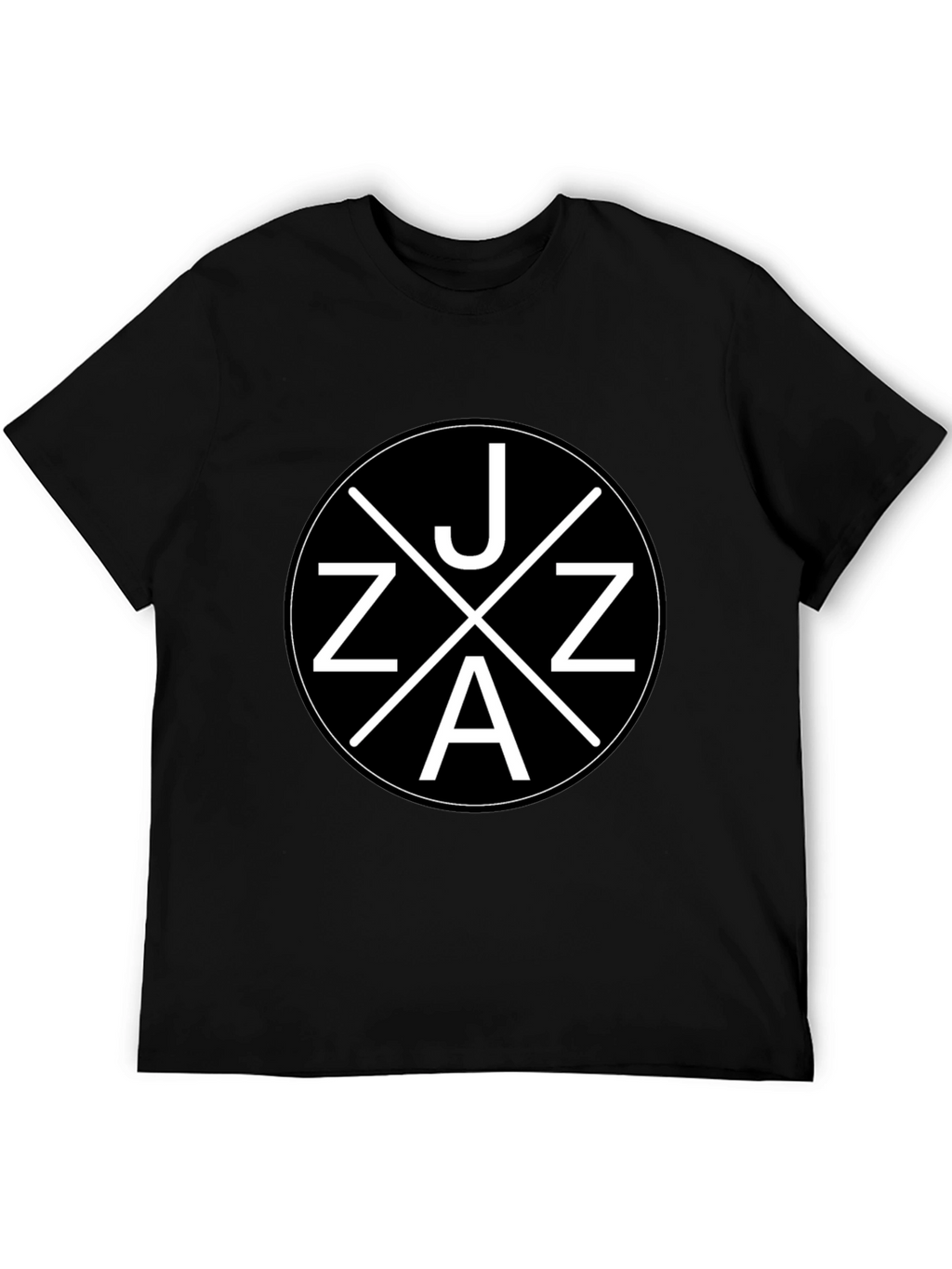 JAZZ Graphic Tee - Unisex Black Cotton T-Shirt