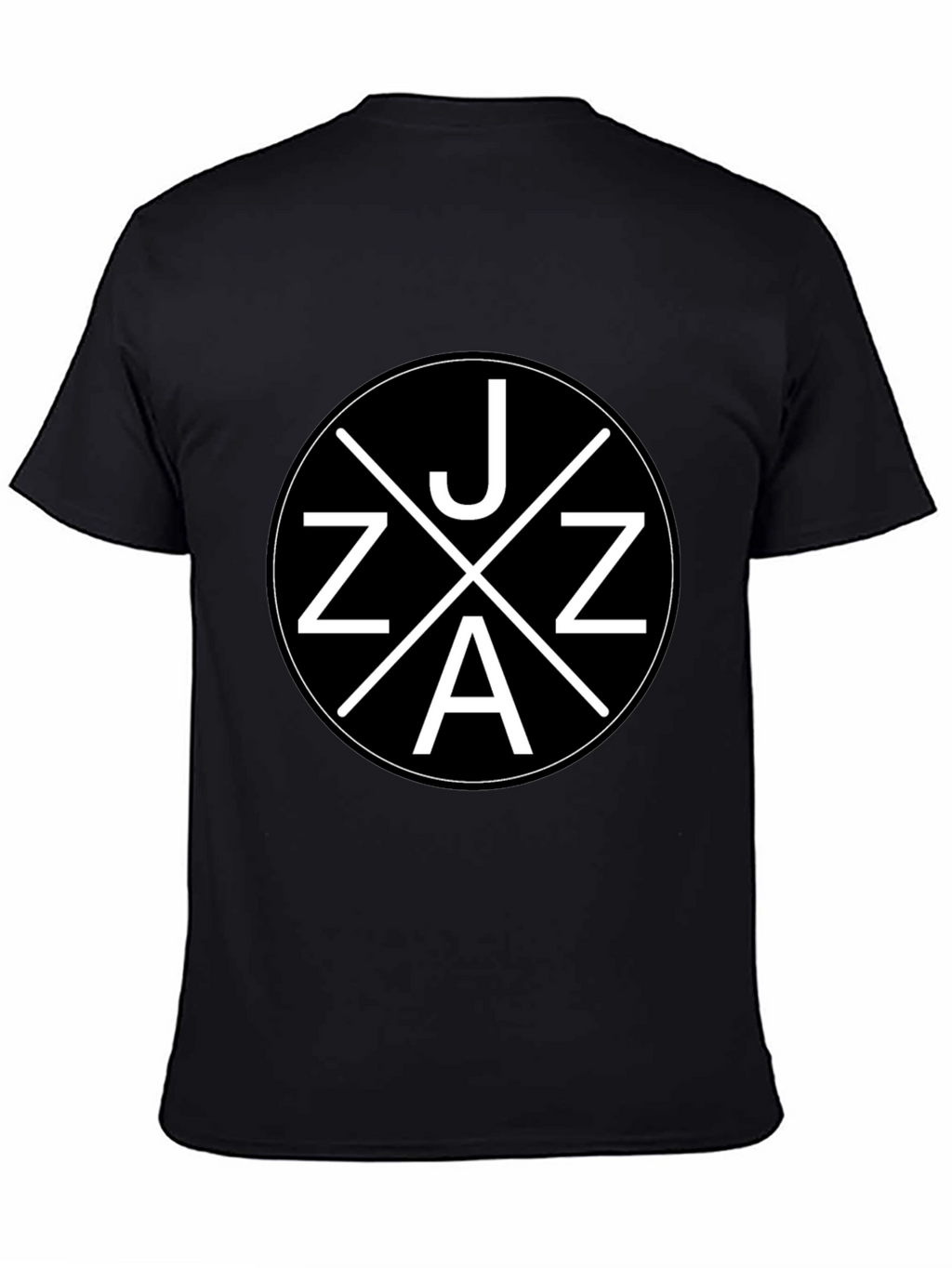 JAZZ Graphic Tee - Unisex Black Cotton T-Shirt