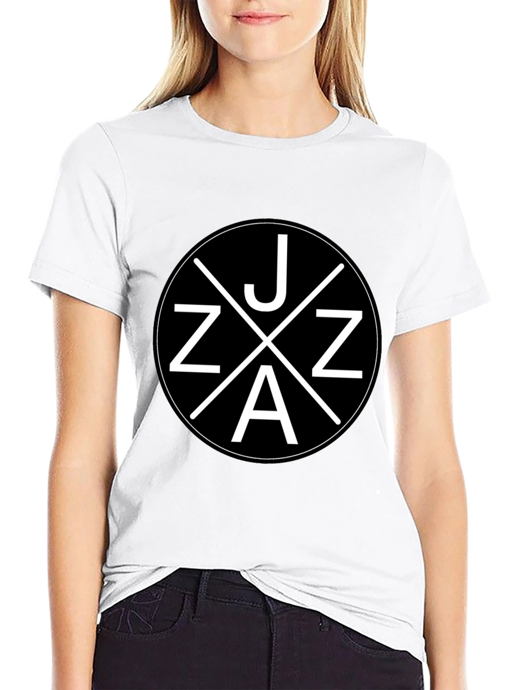 JAZZ Graphic Tee - Unisex Black Cotton T-Shirt