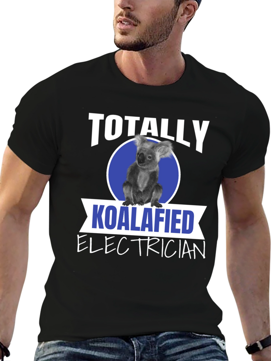 Koalafied Electrician T-Shirt Funny Electrician Gift Tee