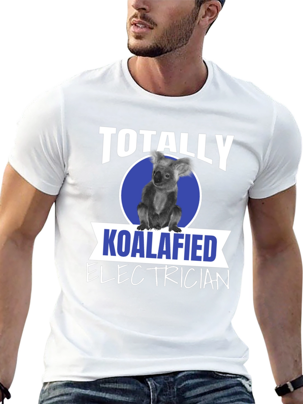 Koalafied Electrician T-Shirt Funny Electrician Gift Tee
