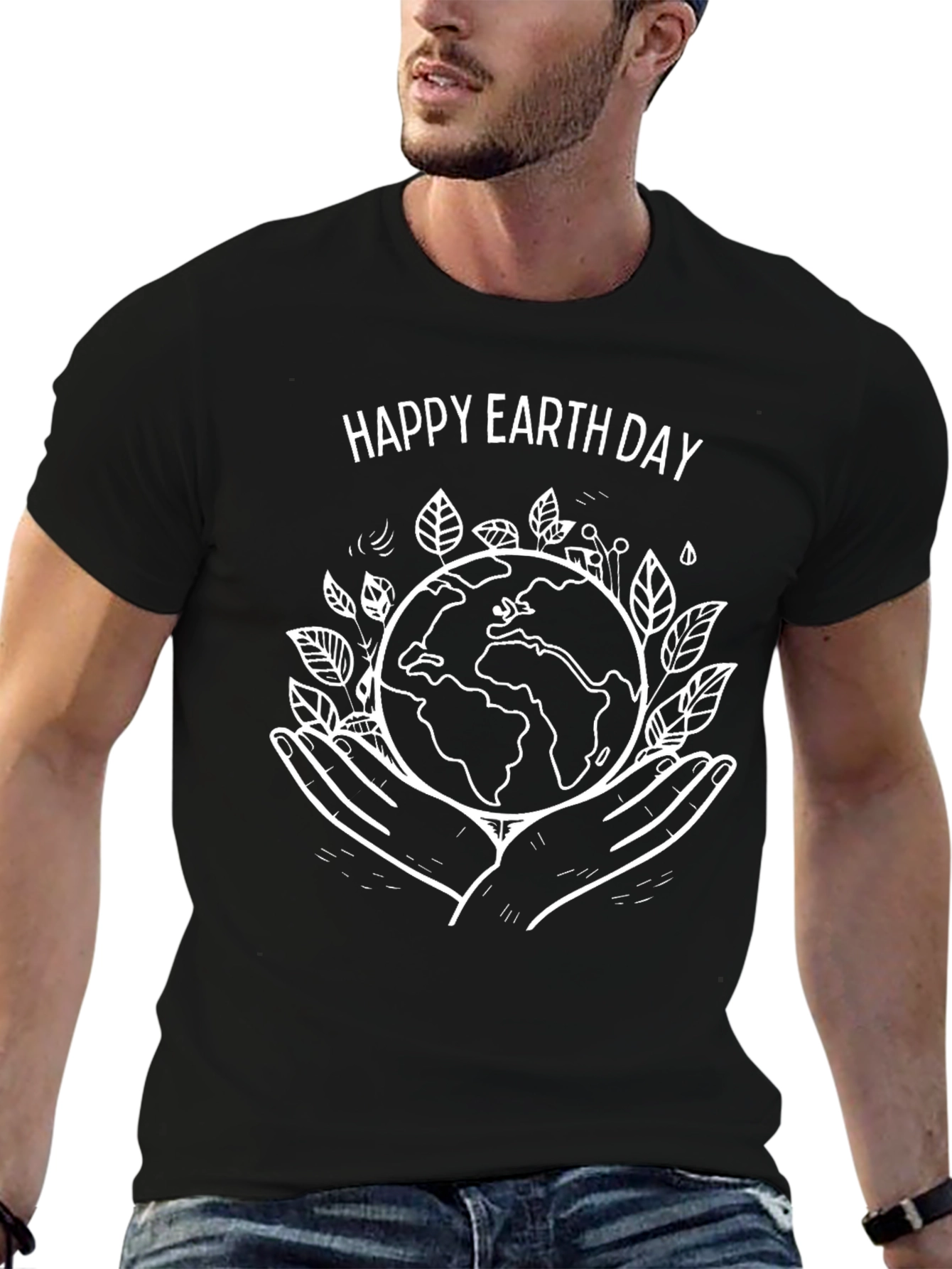 Happy Earth Day T-Shirt - Eco Friendly Design