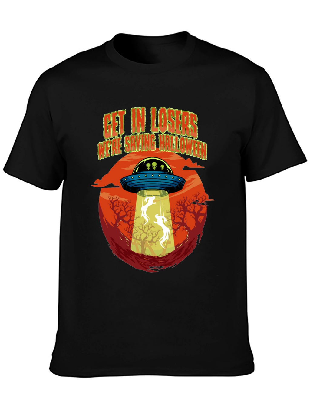 Halloween Alien Abduction T-Shirt