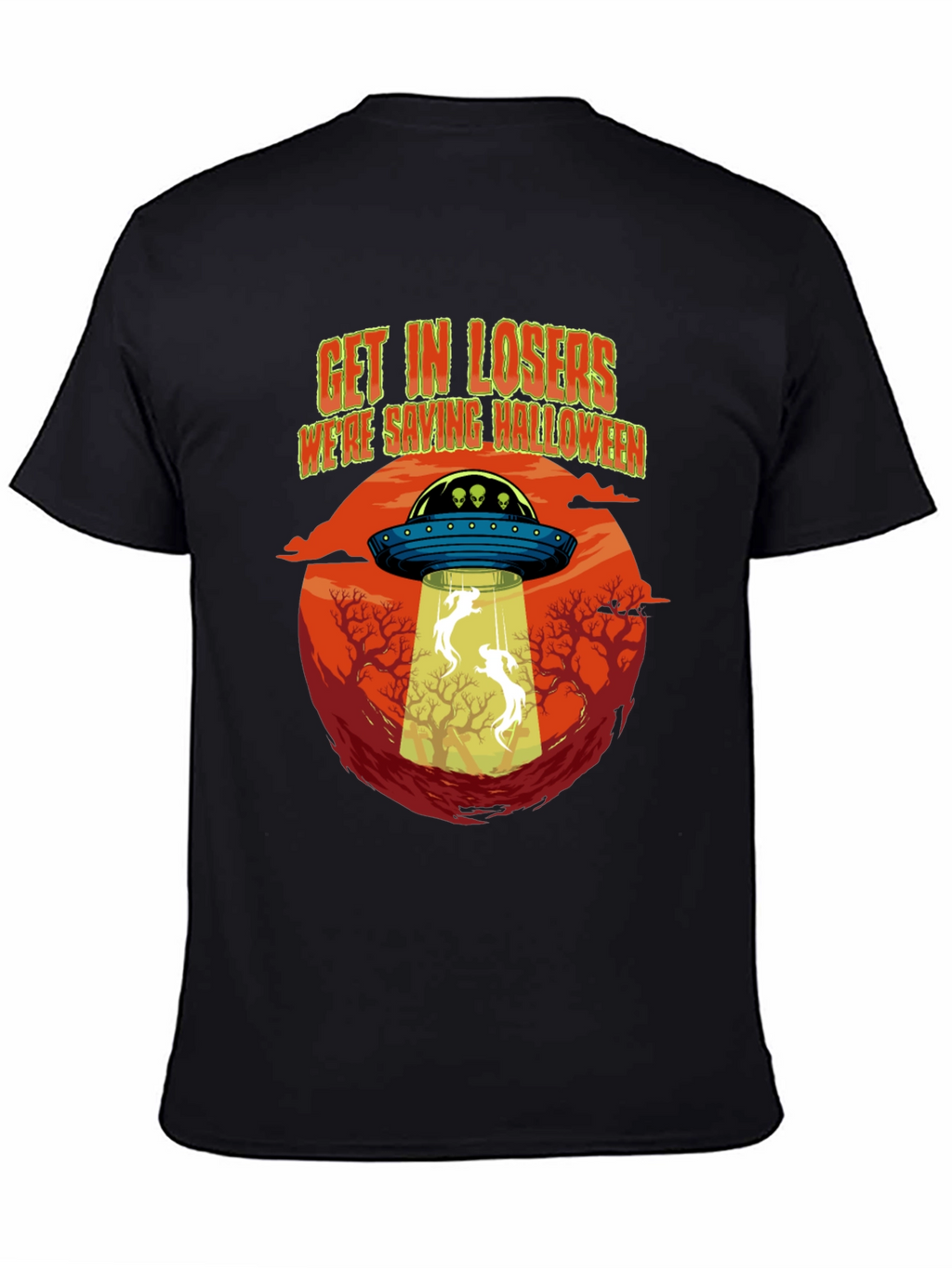 Halloween Alien Abduction T-Shirt