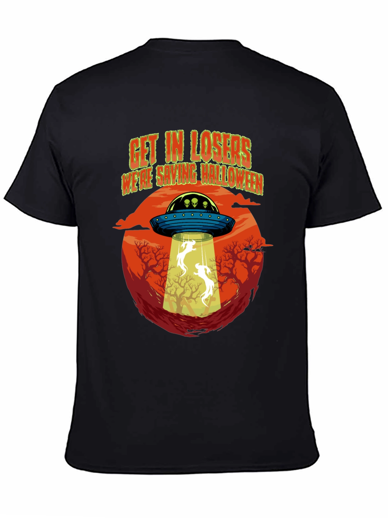 Halloween Alien Abduction T-Shirt