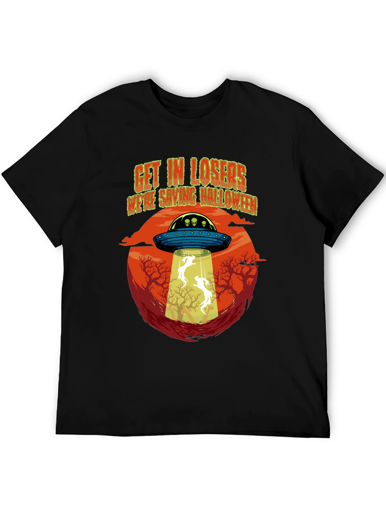 Halloween Alien Abduction T-Shirt
