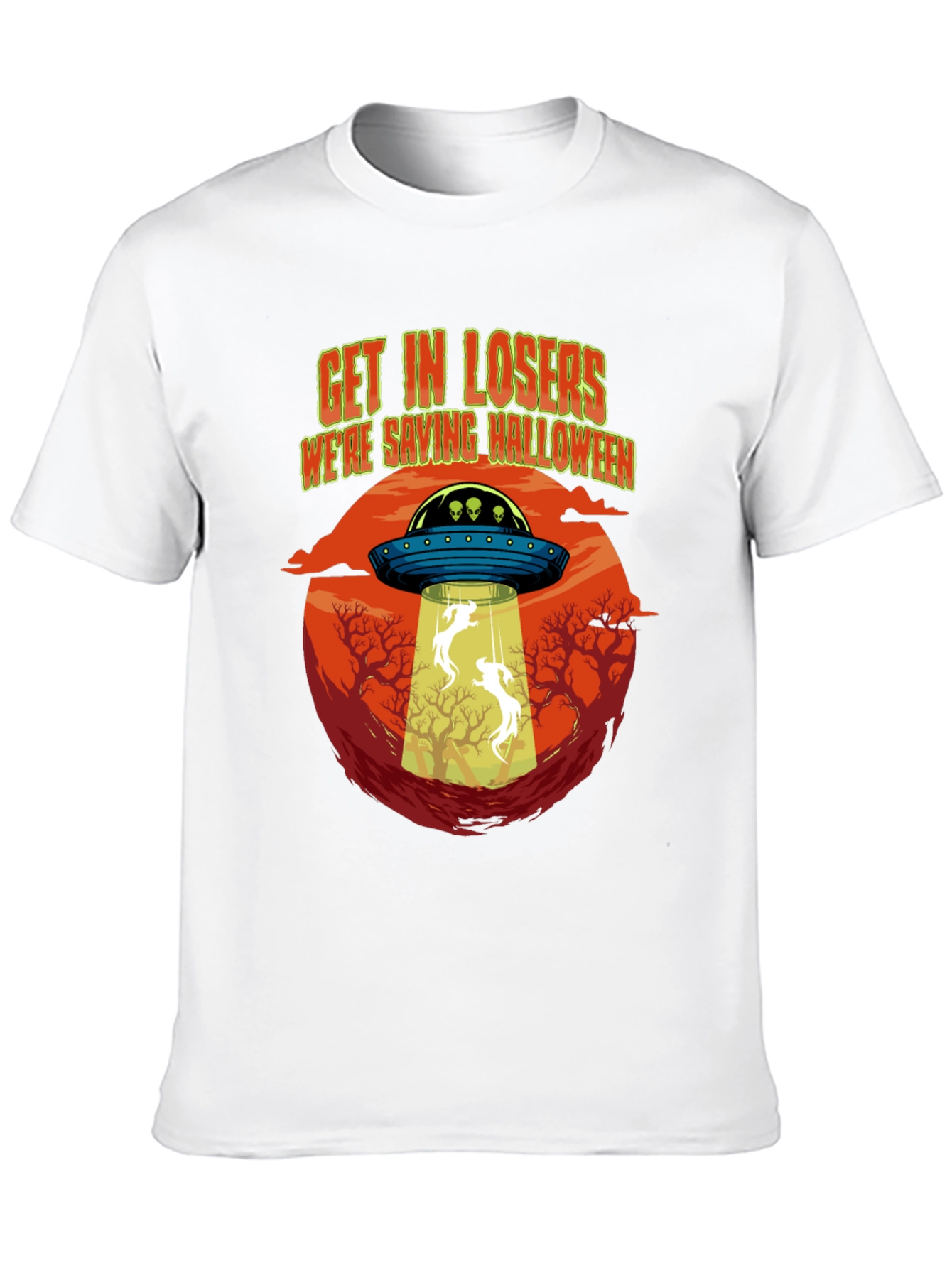 Halloween Alien Abduction T-Shirt