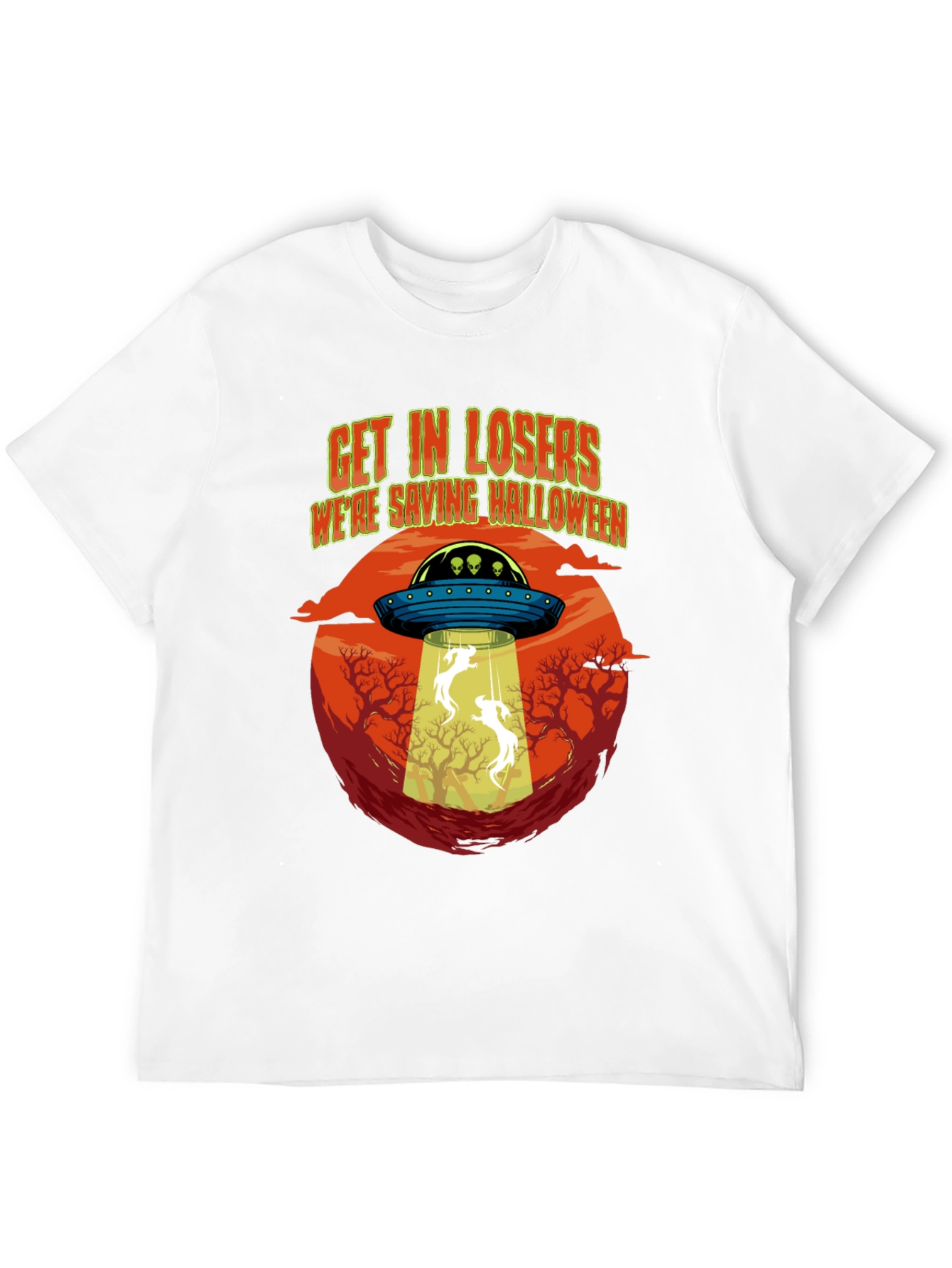 Halloween Alien Abduction T-Shirt