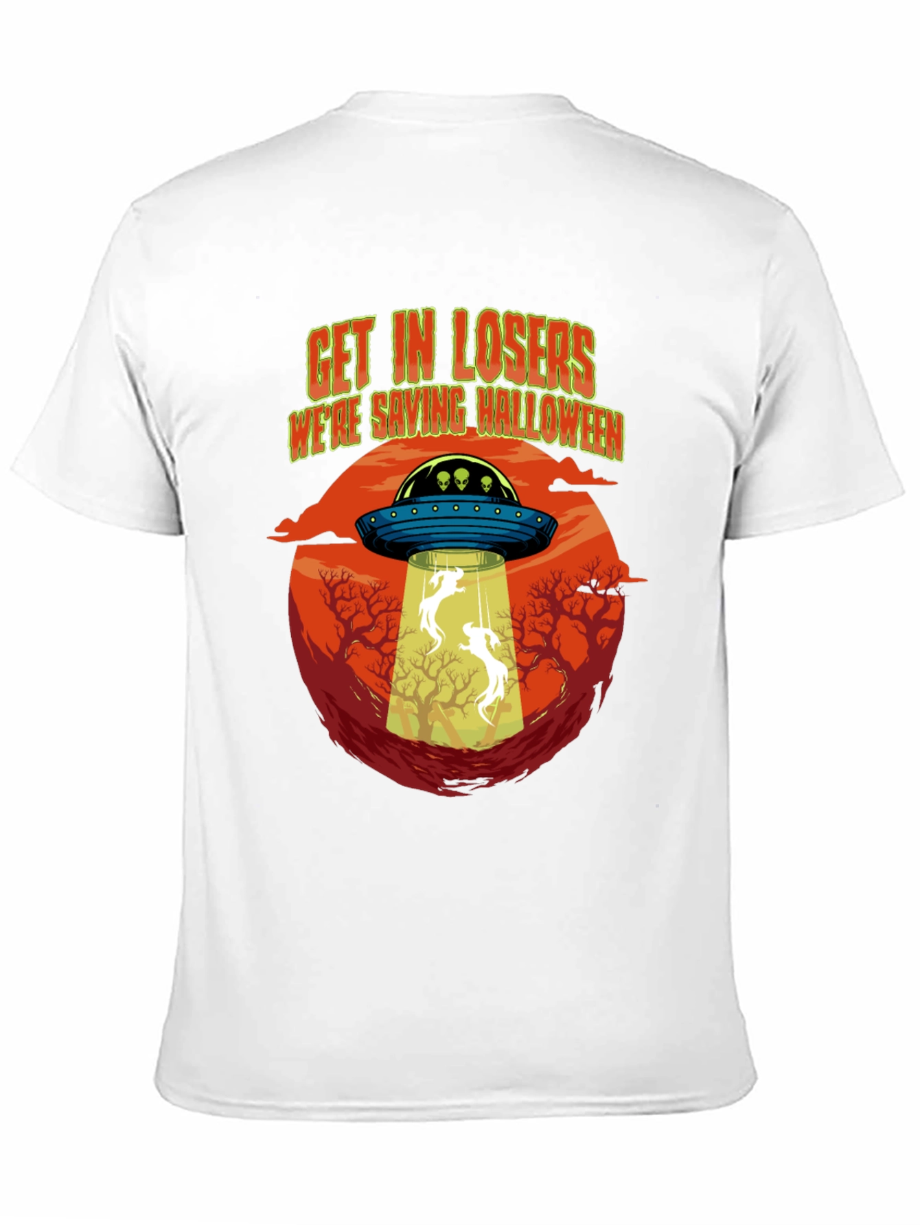 Halloween Alien Abduction T-Shirt