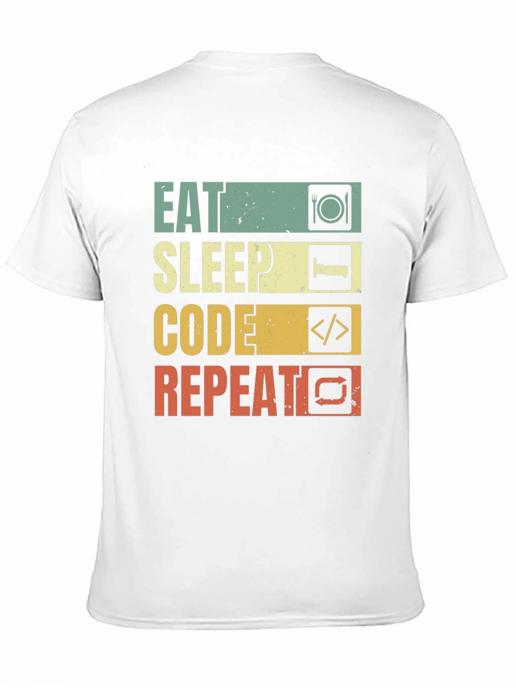 Eat Sleep Code Repeat T-Shirt - Programmer Gift