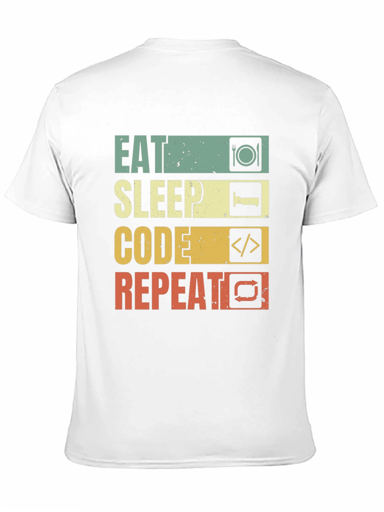 Eat Sleep Code Repeat T-Shirt - Programmer Gift