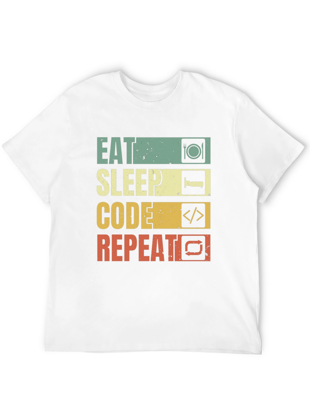 Eat Sleep Code Repeat T-Shirt - Programmer Gift