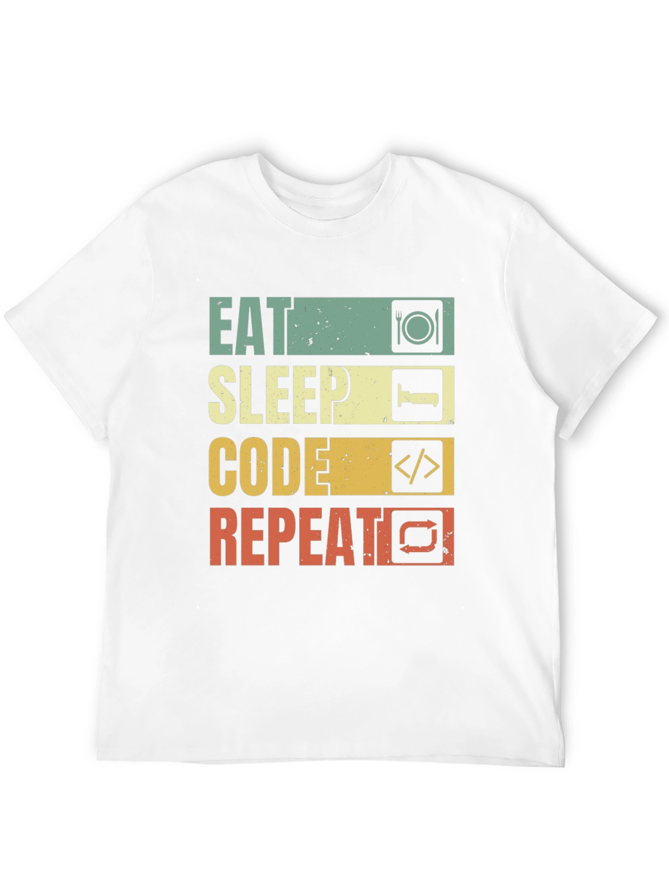 Eat Sleep Code Repeat T-Shirt - Programmer Gift