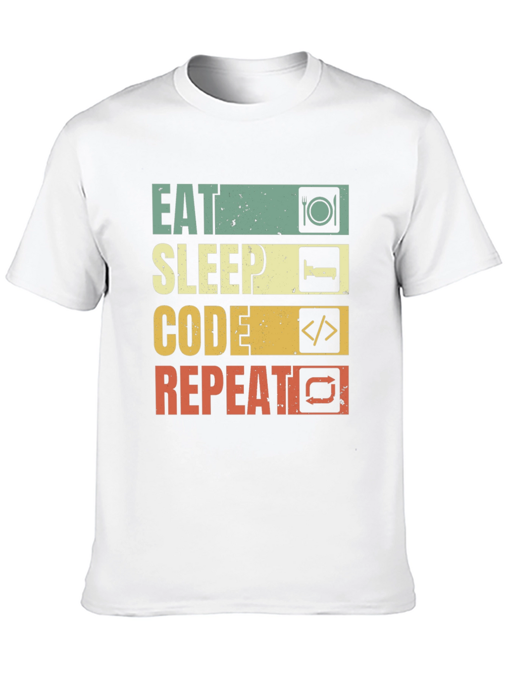 Eat Sleep Code Repeat T-Shirt - Programmer Gift