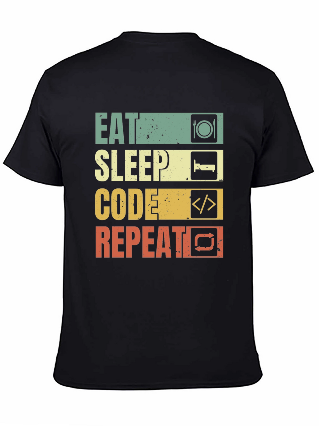 Eat Sleep Code Repeat T-Shirt - Programmer Gift