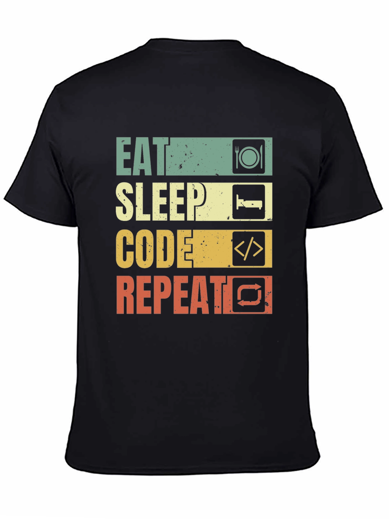Eat Sleep Code Repeat T-Shirt - Programmer Gift